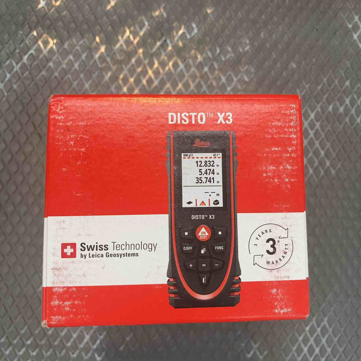 【未使用品】ライカ(Leica) レーザー距離計 Leica DISTO(ライカ ディスト) X3 PSC認定取得 日本正規品 DISTO-X3【所沢店】