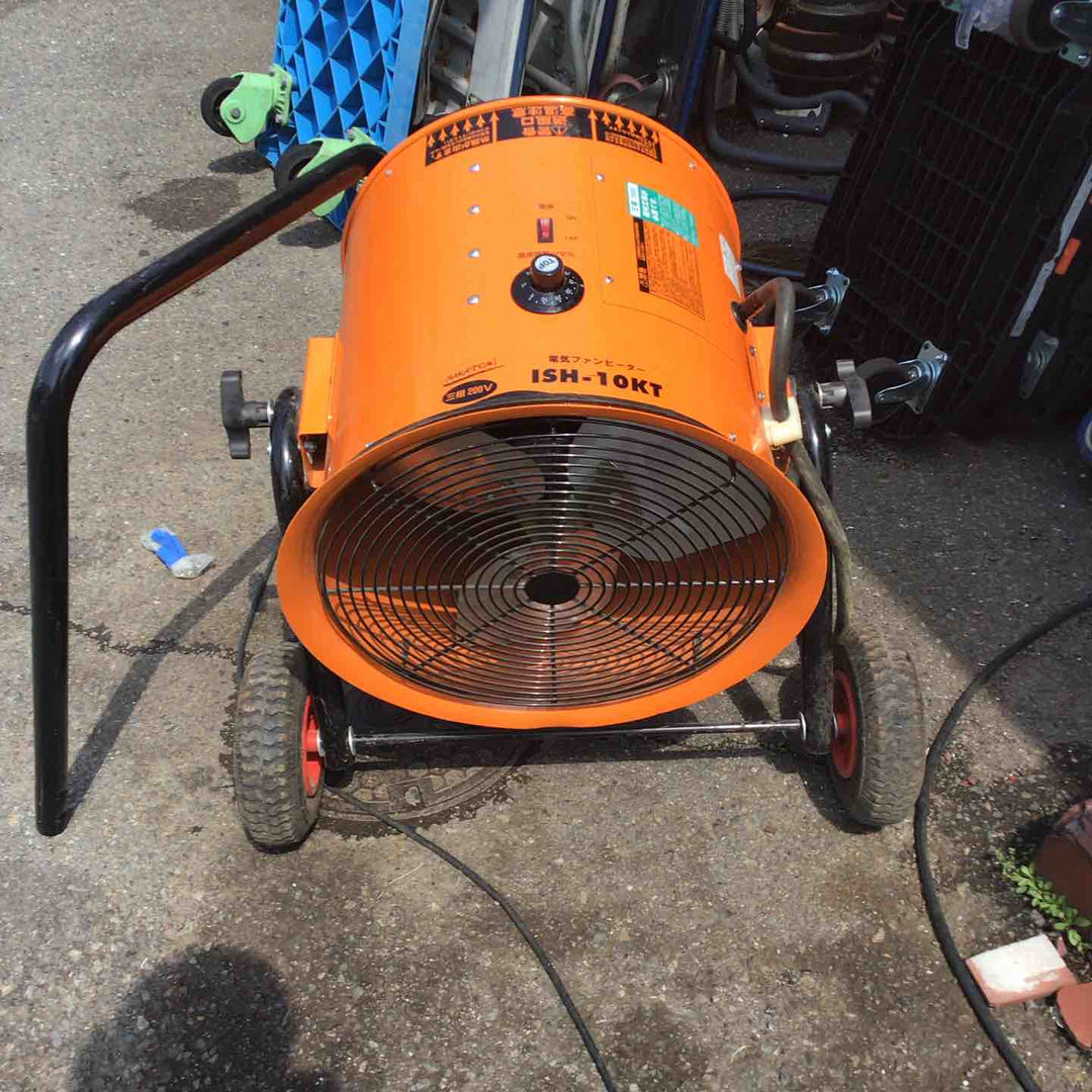 【店頭受取り限定】ナカトミ　三相200V温風ファン ISH-10KT【川崎店】