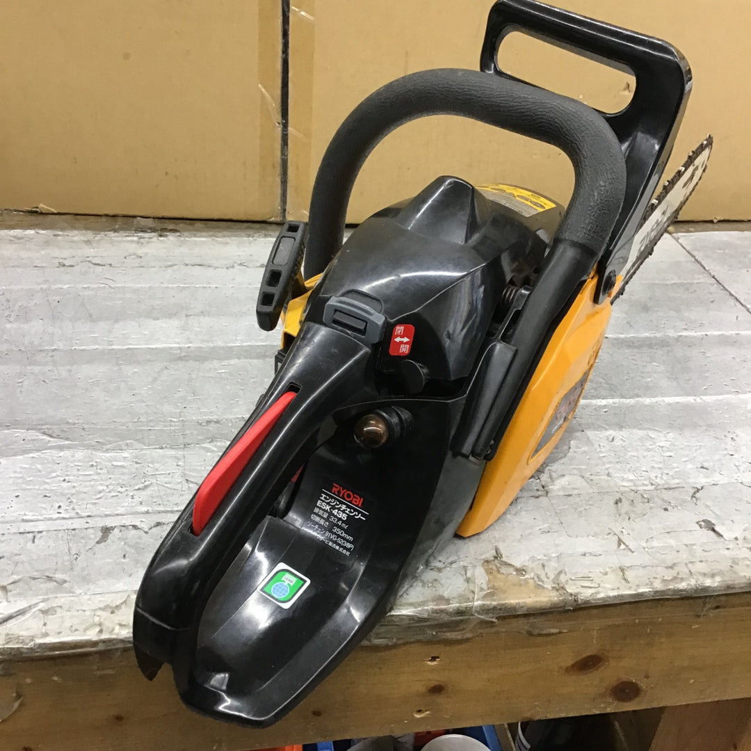 【店頭受取り限定】〇リョービ(RYOBI) エンジンチェーンソー ESK-435【所沢店】