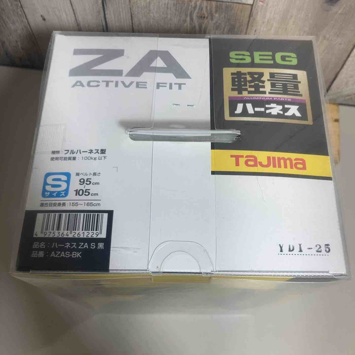 □タジマ(Tajima) ハーネスZA 黒 Sサイズ AZAS-BK【戸田店】