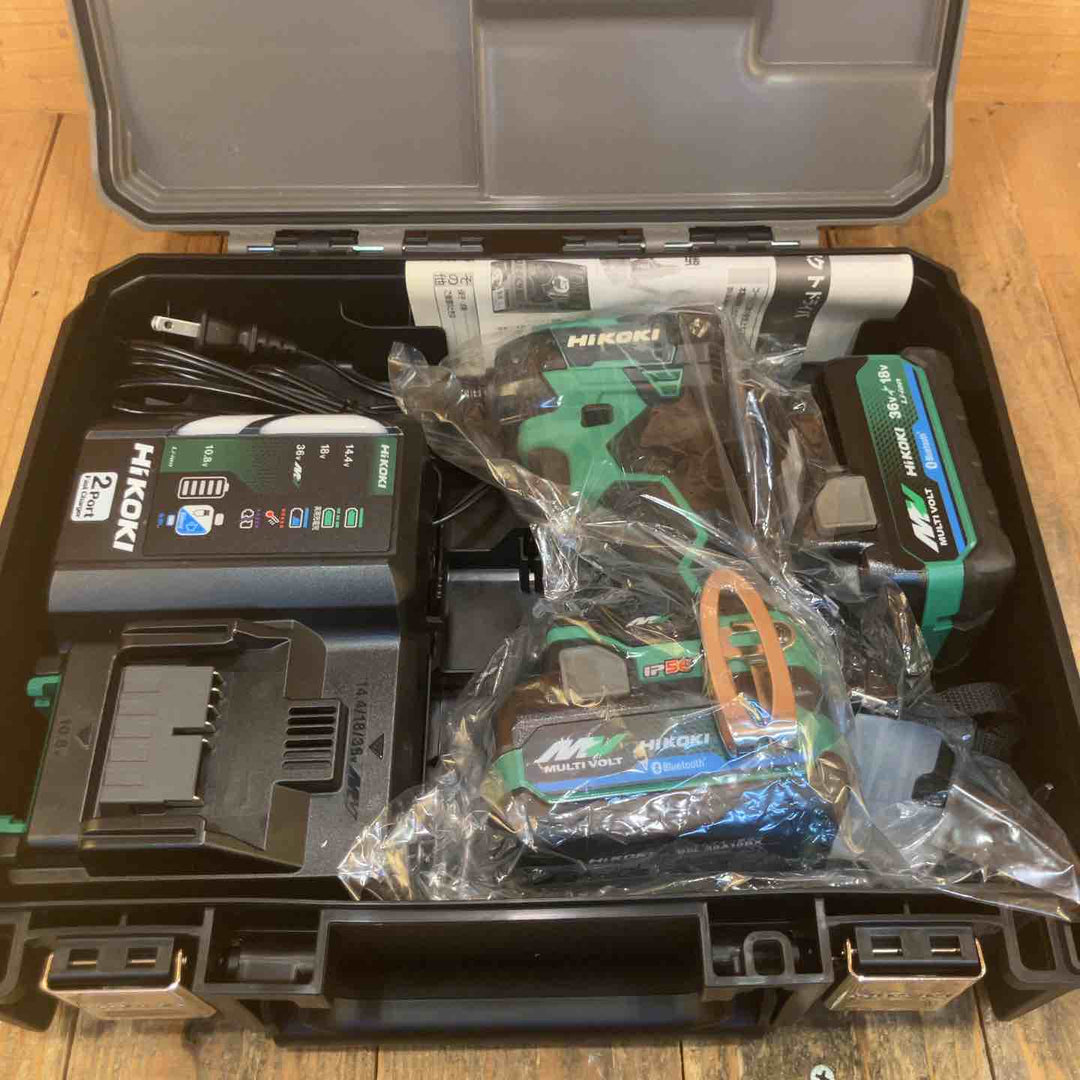 ★ハイコーキ(HIKOKI ※旧:日立工機) コードレスインパクトドライバ アグレッシブグリーン WH36DD(2XHLSZ)【所沢店】