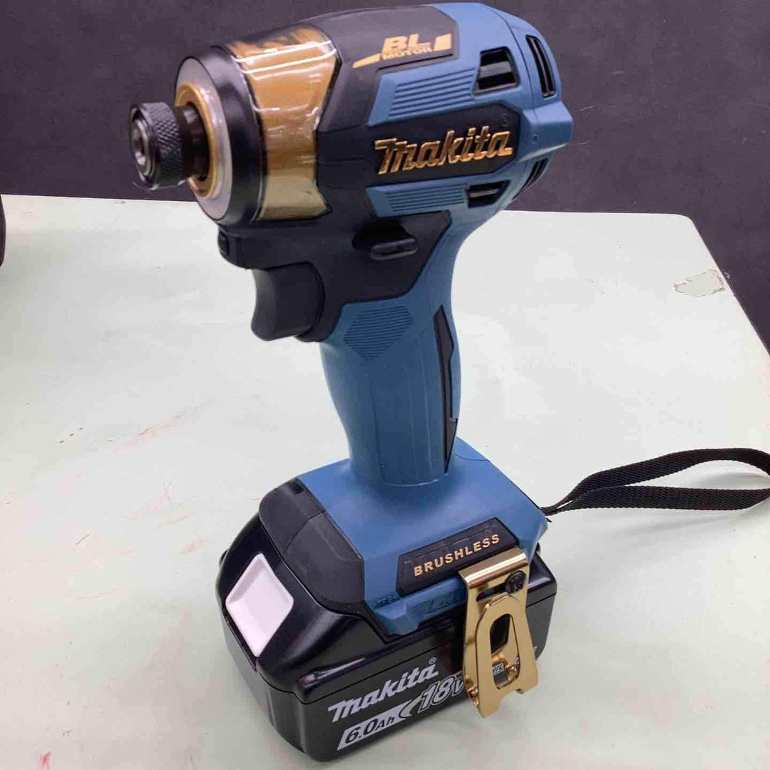 ★マキタ(makita) コードレスインパクトドライバー TD173DGXPB LXT20周年記念限定カラー  プレミアムブルー【越谷店】
