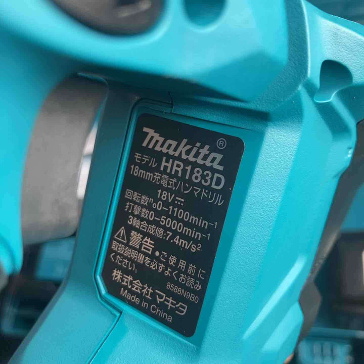 マキタ(makita) コードレスハンマドリル HR183DZK【川崎店】