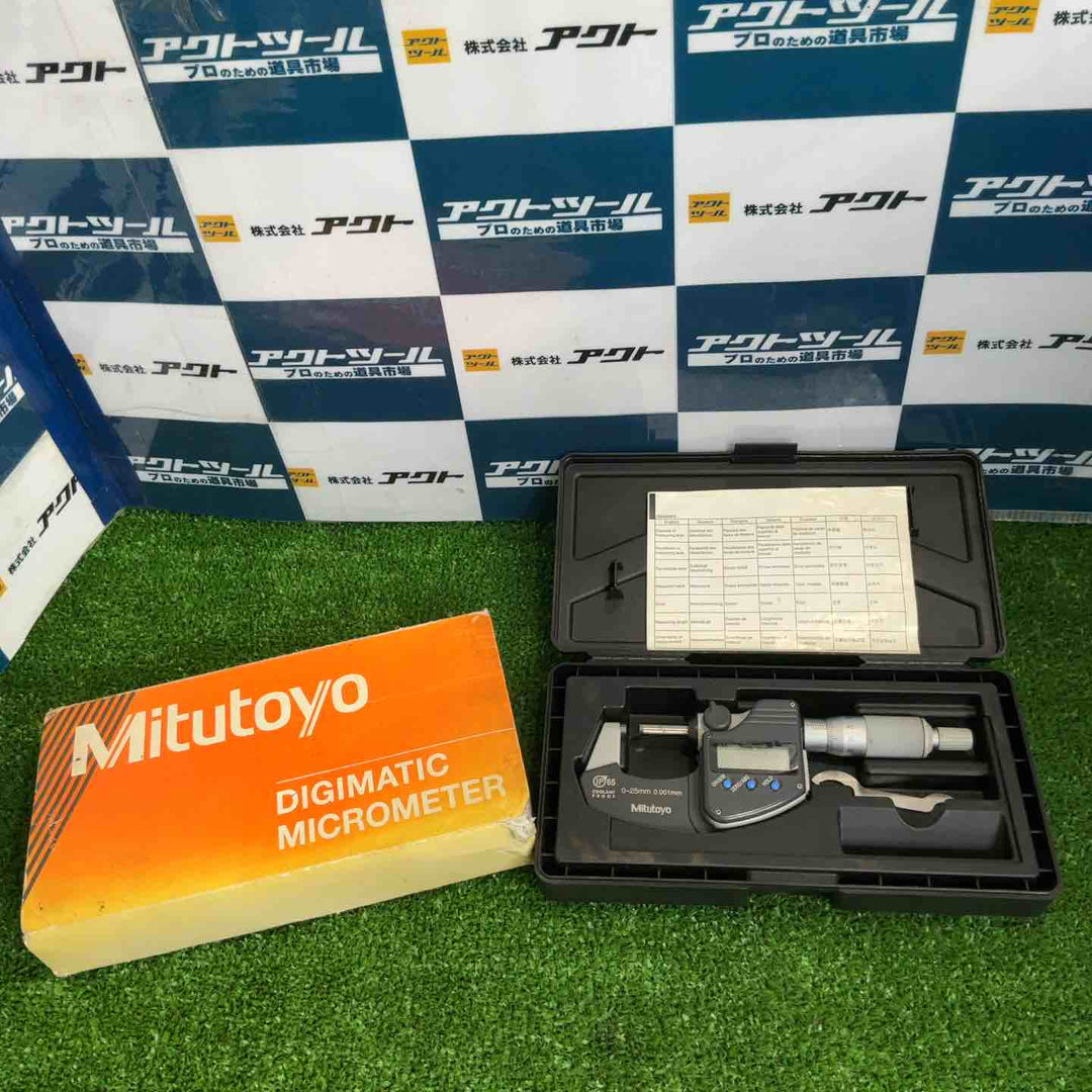 ミツトヨ(Mitutoyo) クーラントプルーフマイクロメータ MDC-25MX 293-230-30【草加店】