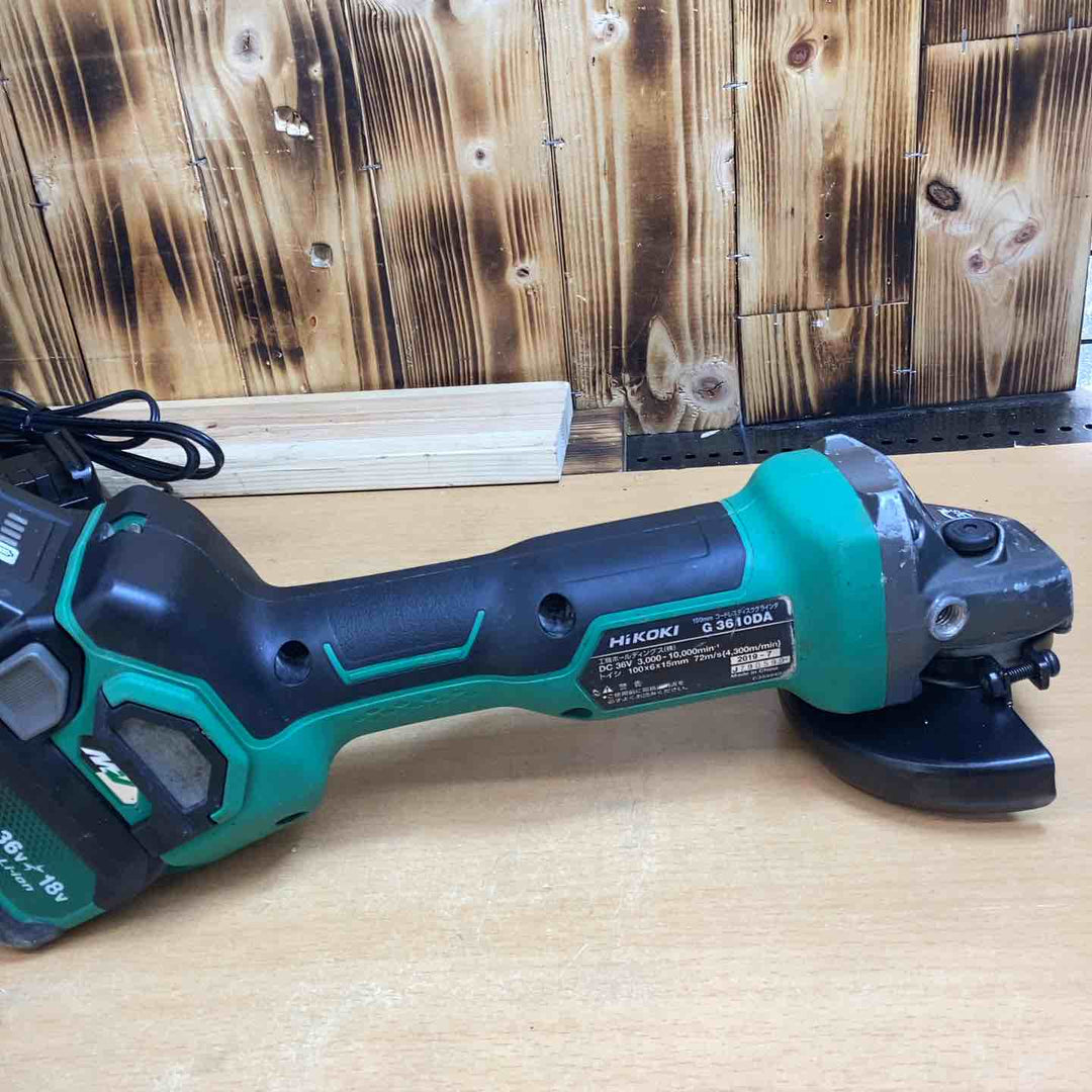 ★ハイコーキ(HIKOKI ※旧:日立工機) 100mmコードレスディスクグラインダ G3610DA(XP)【越谷店】