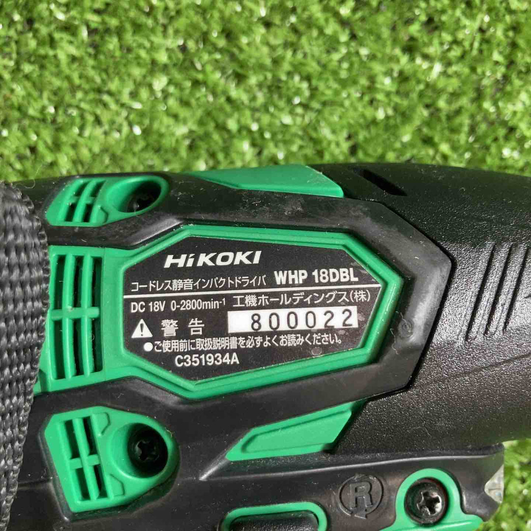 ★ハイコーキ(HIKOKI ※旧:日立工機) コードレスソフトインパクトドライバー WHP18DBL(2LXPK)【川崎店】