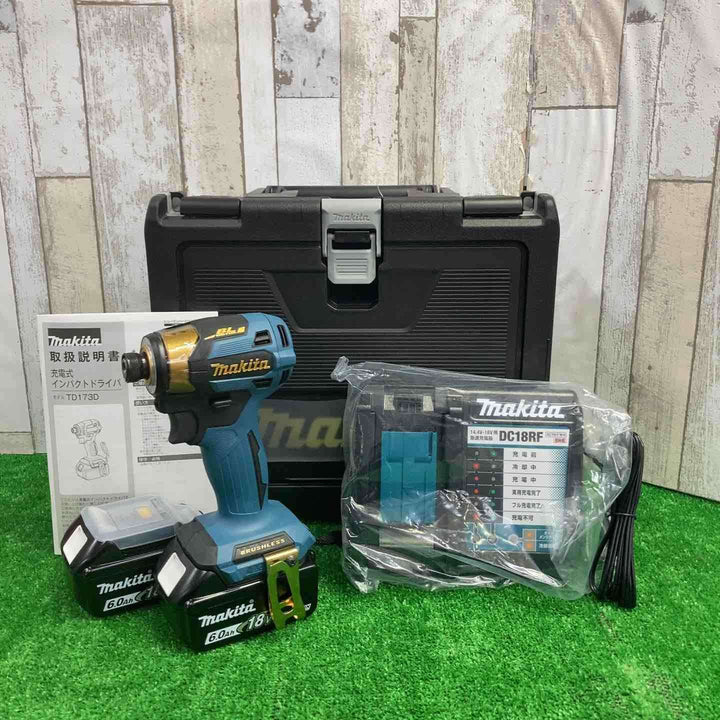 ★マキタ(makita) コードレスインパクトドライバー TD173DGXPB LXT20周年記念限定カラー  プレミアムブルー【町田店】