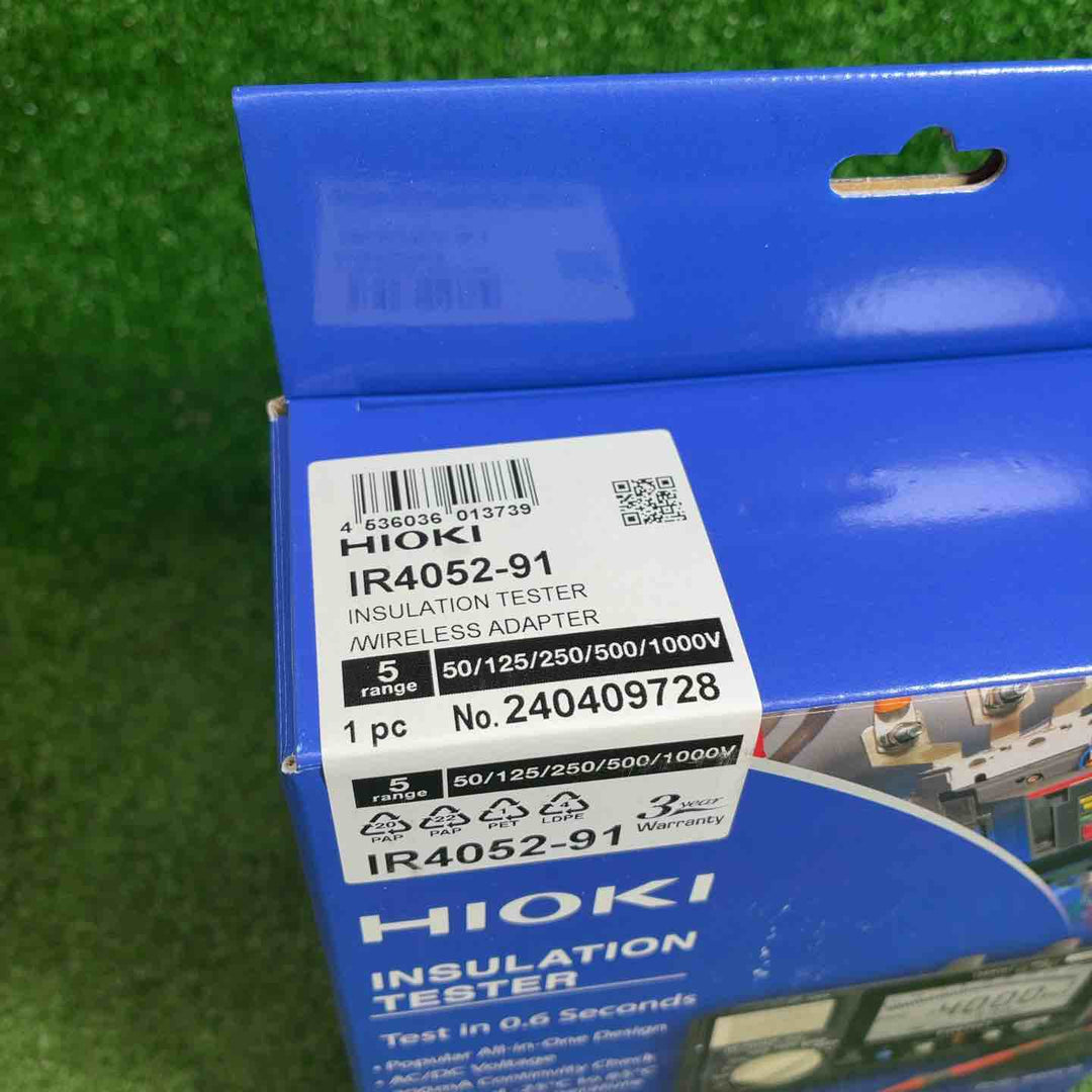 日置電機(HIOKI) 絶縁抵抗計 IR4052-91【藤沢店】