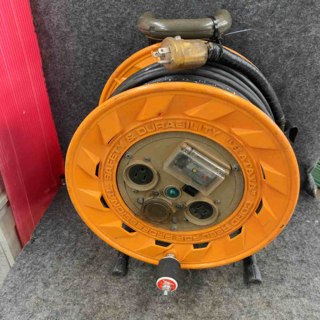 【現状品】◇ハタヤ(HATAYA) 漏電遮断器付コードリール BR-301KX 電工ドラム 30m【鴻巣店】