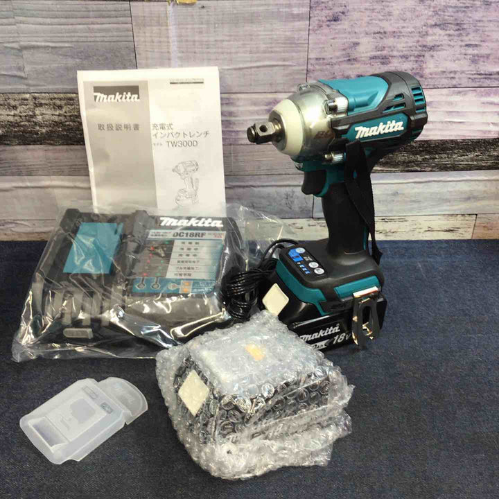 【未使用品】★マキタ makita 18V 6.0Ah コードレスインパクトレンチ TW300DRGX【八潮店】