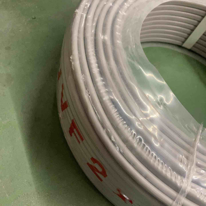 SFCC VVF LFV 2×2.0mm 100m 灰（黒・白）1巻 製造：令和6年8月【桶川店】