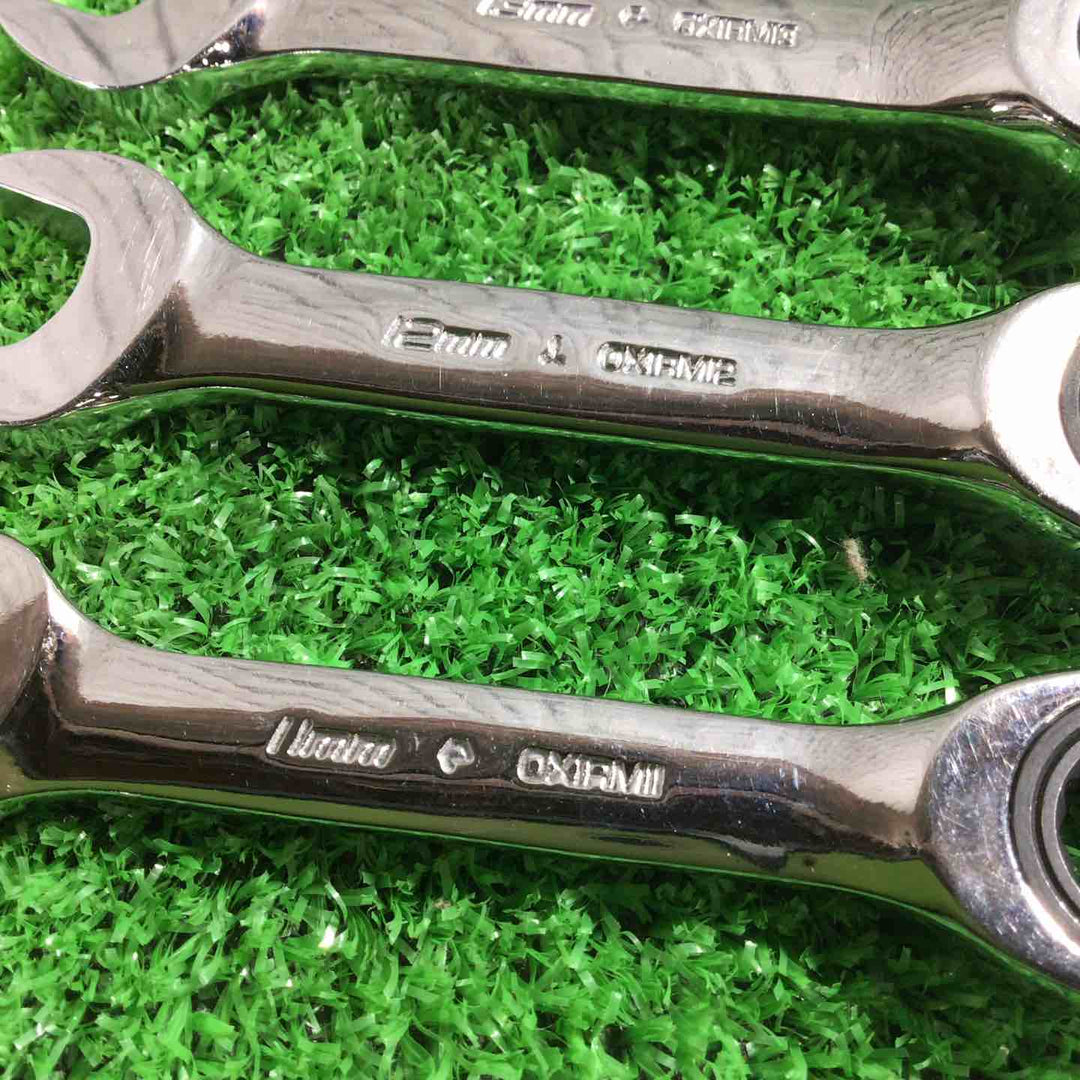スナップオン(Snap-on) ミジェットコンビネーションギアレンチ7本セット OXIRM707【川口店】