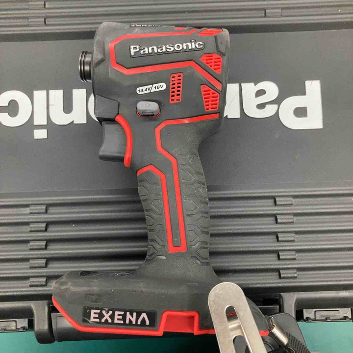 【中古品】◇パナソニック 充電インパクトドライバー EZ1PD1 デュアル(14.4V/18V対応)+BRAIN 電子クラッチ搭載  EXENA Pシリーズ レッド EZ1PD1J18A1R【戸田店】