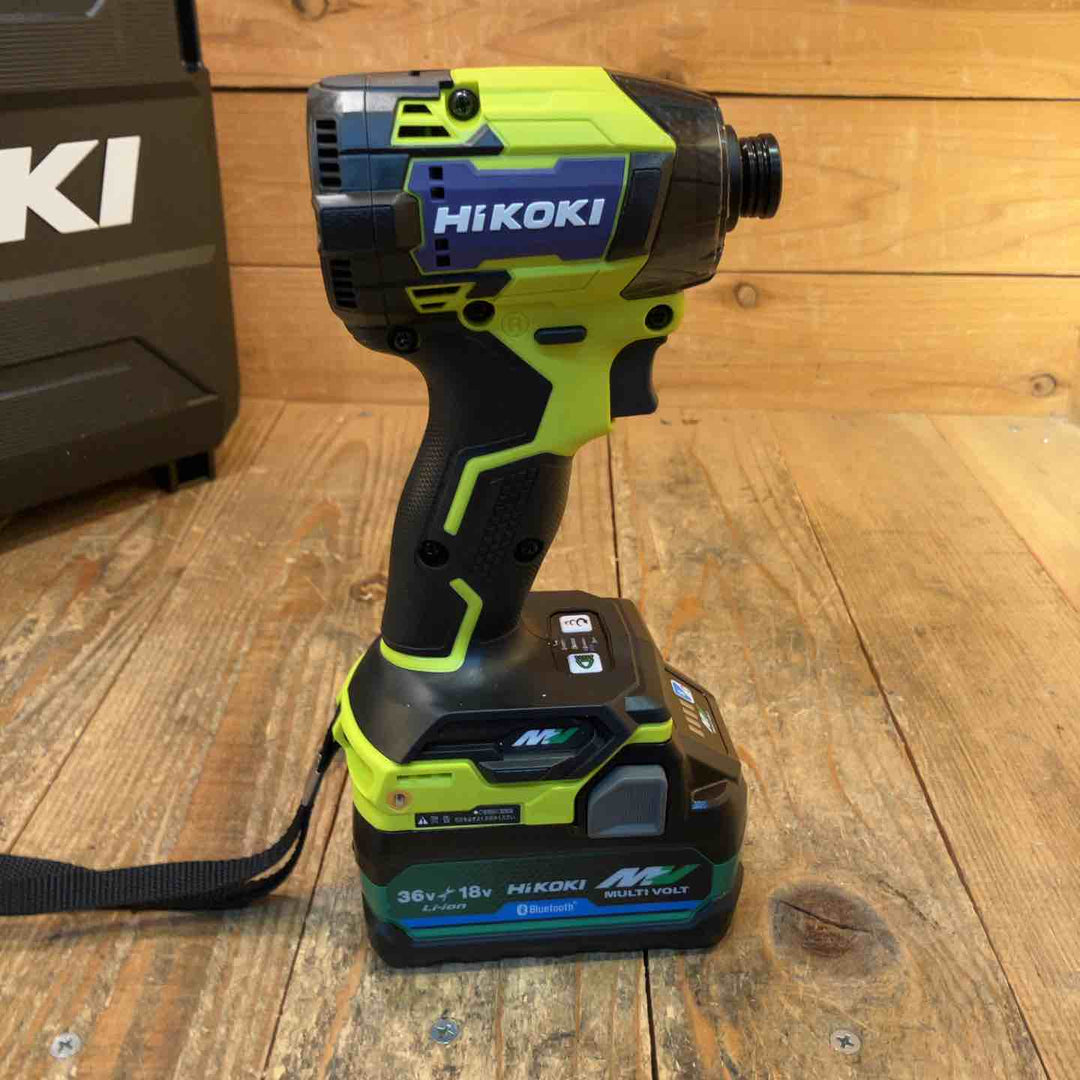 【未使用品】ハイコーキ(HIKOKI ※旧:日立工機) コードレスインパクトドライバ スパイダーイエロー WH36DD(2XHYSZ)【所沢店】