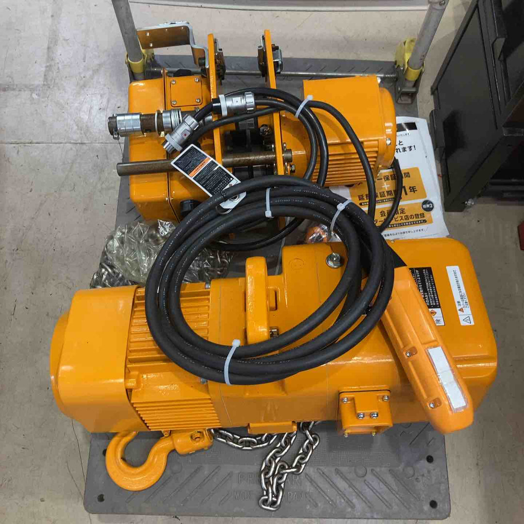 【店頭受取り限定】◇KITO キトーエクセル 電気チェーンブロック ER2-010IS 電気トロリ MR2-010IS セット品【町田店】