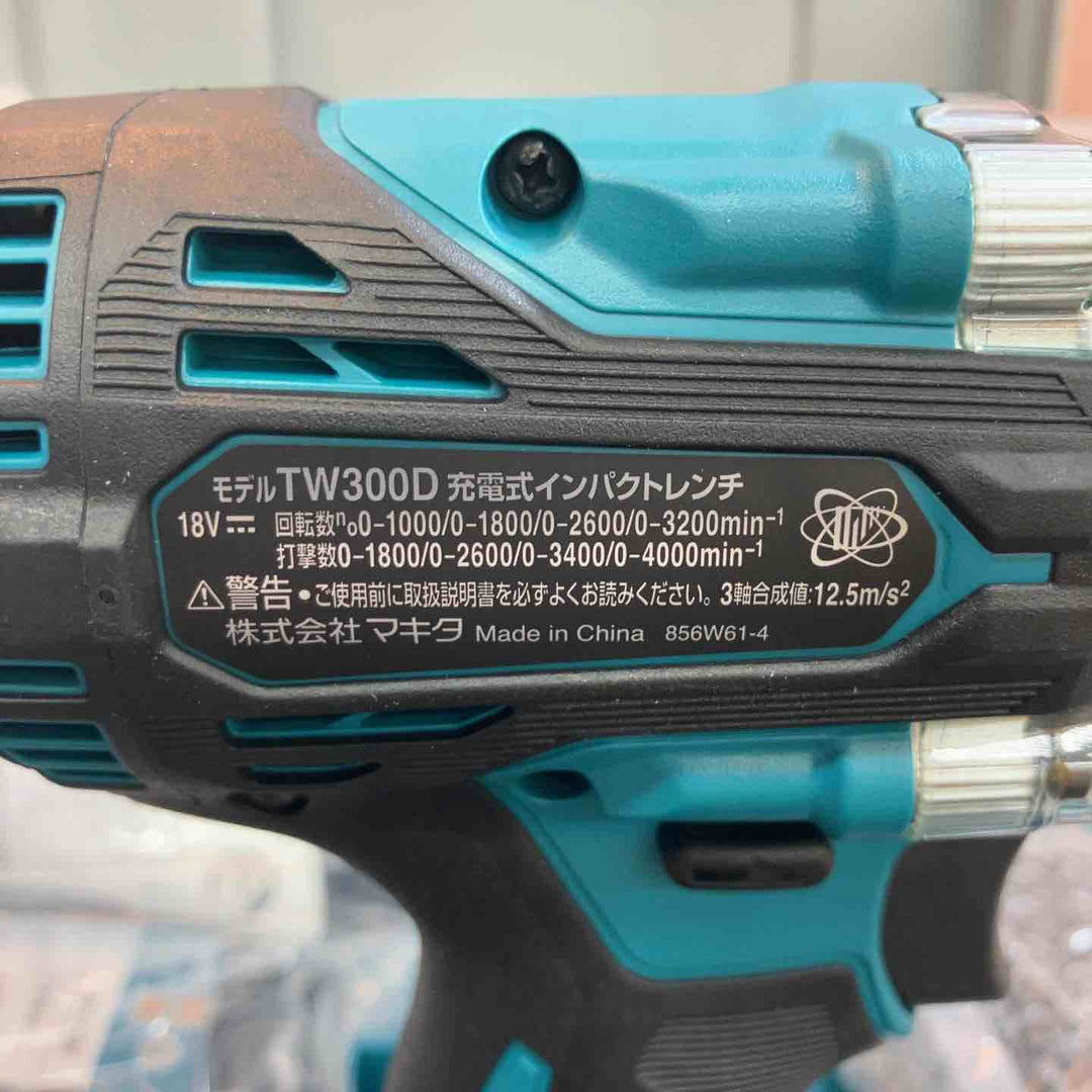 ★マキタ(makita) コードレスインパクトレンチ TW300DRGX【八潮店】