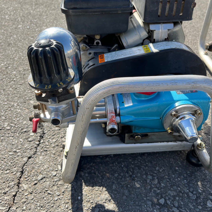 【中古品】丸山 セット動噴 MS154EA 3.5Mpa 最大3.5馬力 吸余水ホース付 アルミフレーム【東大和店】