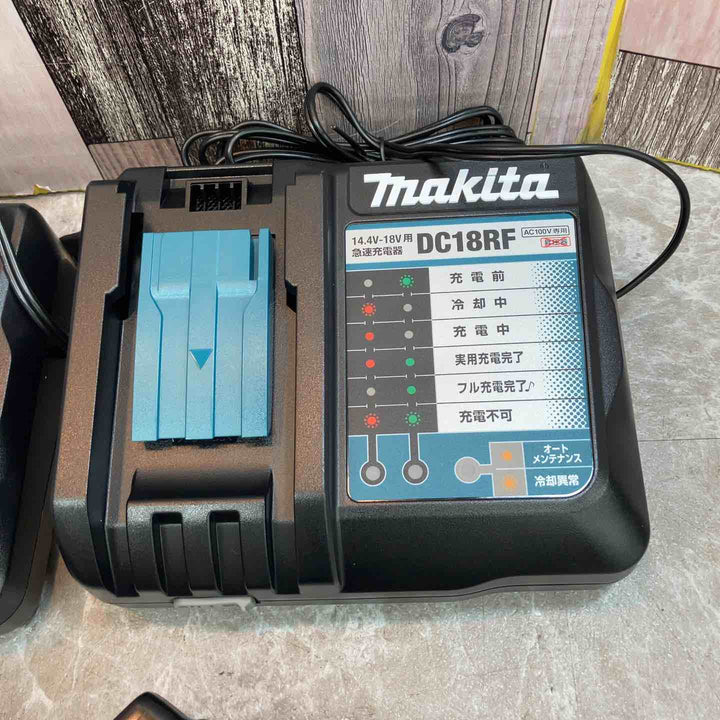 マキタ(makita) リチウムイオンバッテリー 18V/6.0Ah BL1860B 4個＋急速充電器 DC18RF 2個 セット【八潮店】