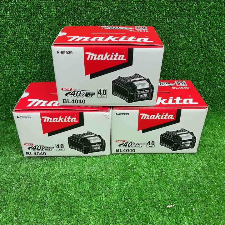 マキタ(makita) リチウムイオンバッテリー 40Vmax/4.0Ah BL4040 3個セット【藤沢店】