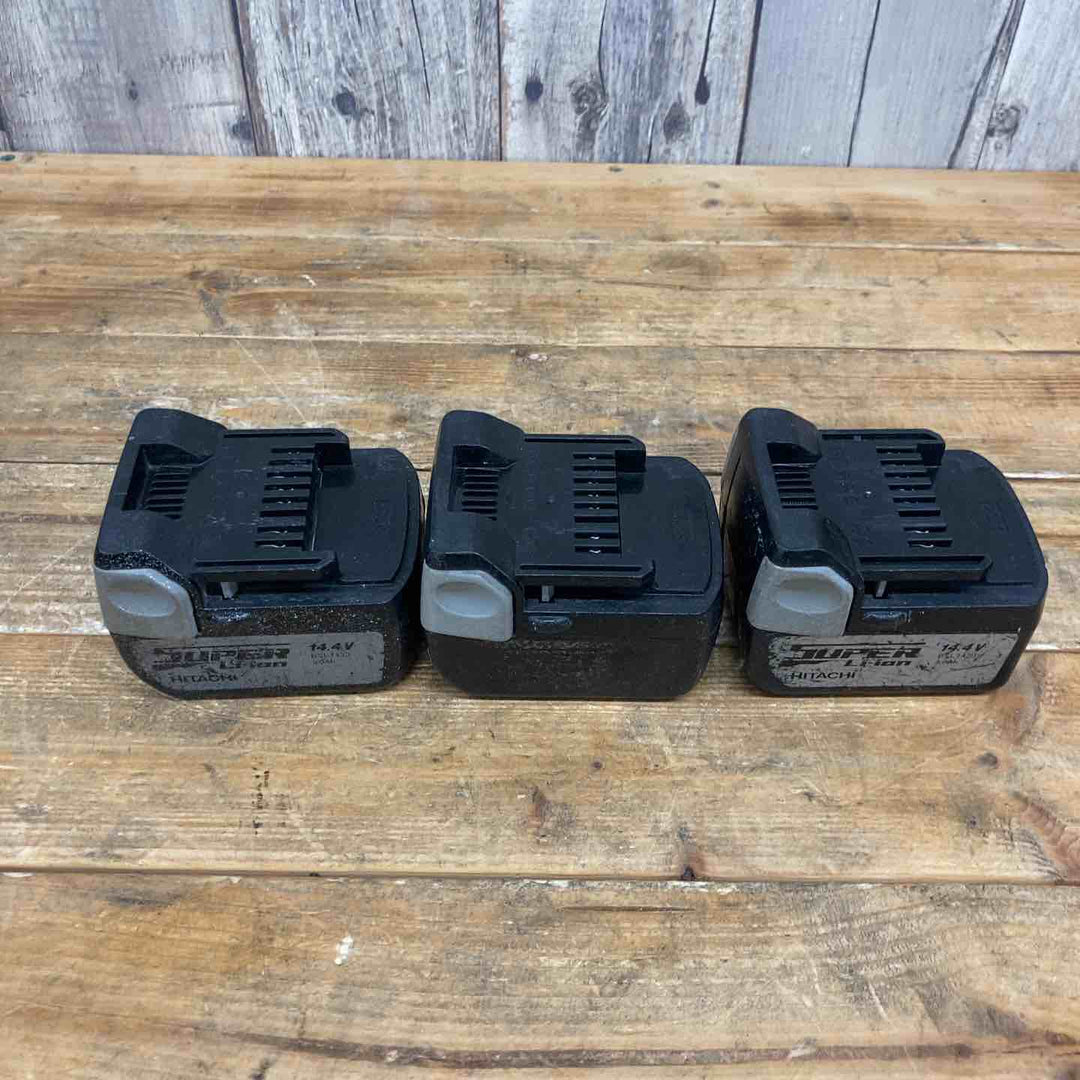 【お買い得】 【中古品】 【まとめ売り】 ハイコーキ(HIKOKI ※旧:日立工機) 14.4V3.0Ahバッテリー 3個 電動工具 コードレス 【東大和店】