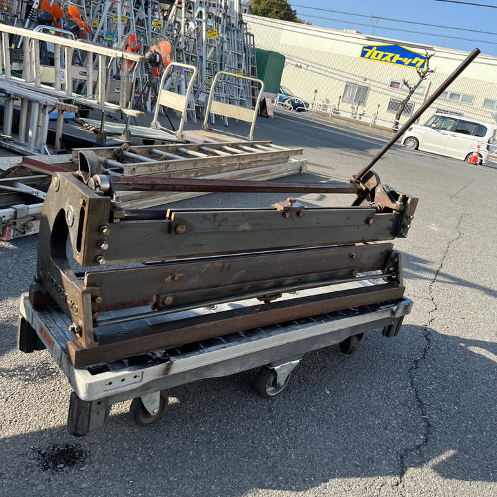 【中古品/店頭受取り限定】盛光製作所 MORIPET-K2 刃渡り1090ｍｍ 手動式折曲機 鈑金 板金工具【東大和店】