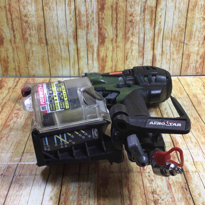 ★マックス(MAX) 高圧エア釘打ち機 HN-65N4(D)_ミリタリーグリーン【川崎店】