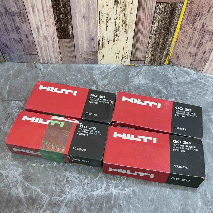 ③◇HILTI/ヒルティ　GX120用 ガス缶 GC20 8本セット 長期保管品【八潮店】
