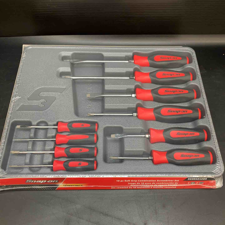【未使用品】スナップオン(Snap-on) コンビネーションソフトグリップドライバー 10本セット SGDX6040BR【川越店】