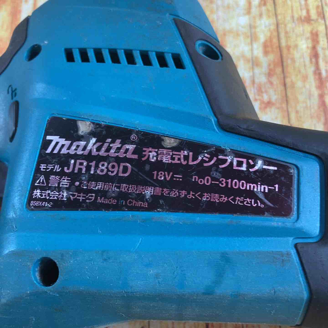 【中古品】 マキタ (makita) コードレスレシプロソー JR189DZ 【藤沢店】