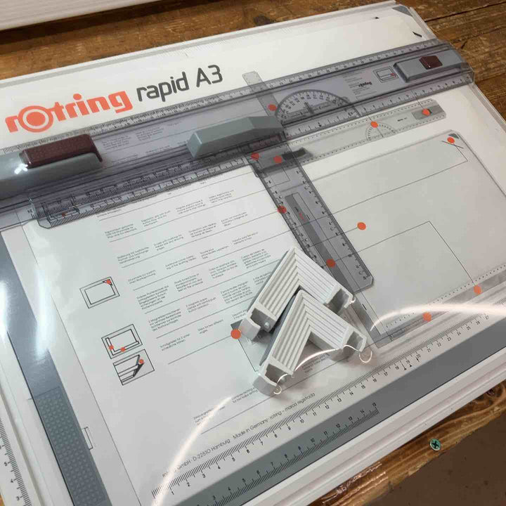 【中古美品】 ロットリング(Rotring) ラピッドボード A3 カレッジケース付き rapid A3 【東大和店】【東大和店】