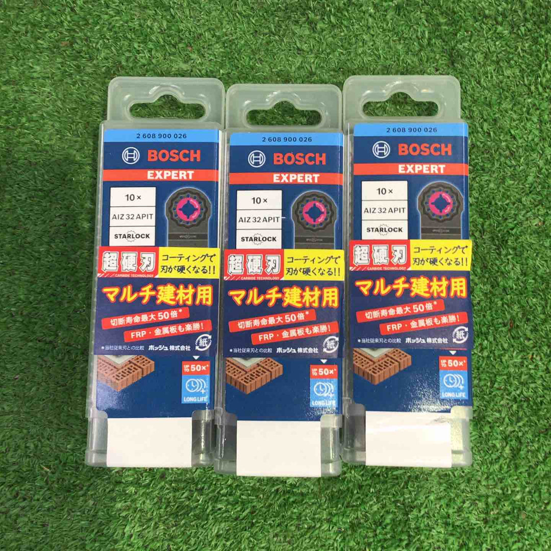 ボッシュ(BOSCH) マルチツールブレードスターロック AIZ32APIT/10 10本入り 3個セット【町田店】