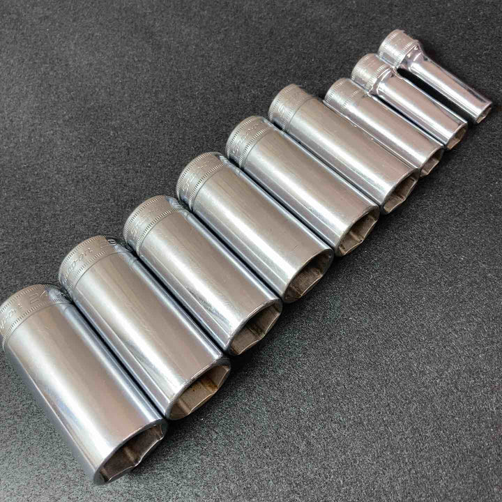 【中古品】 スナップオン(Snap-on) SFSM8～SFSM24 セミディープソケット 9点セット 【東大和店】