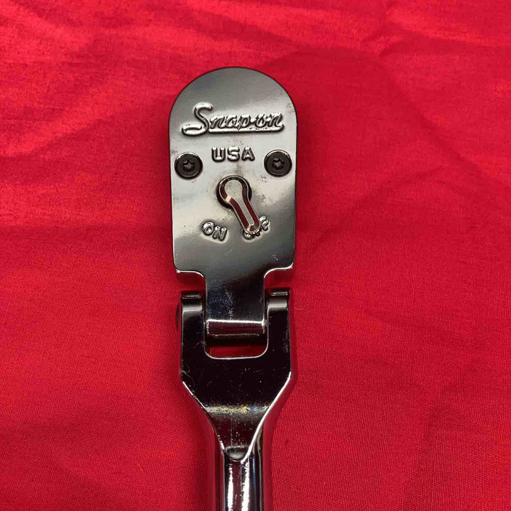 スナップオン(Snap-on)3/8ソフトグリップフレックスラチェット赤グリップ旧ロゴFHF100【川越店】