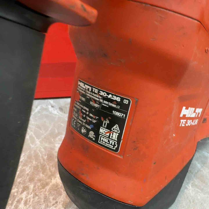【保証なし】★ヒルティ(Hilti) コードレスハンマドリル TE30-A36(本体のみ)【八潮店】
