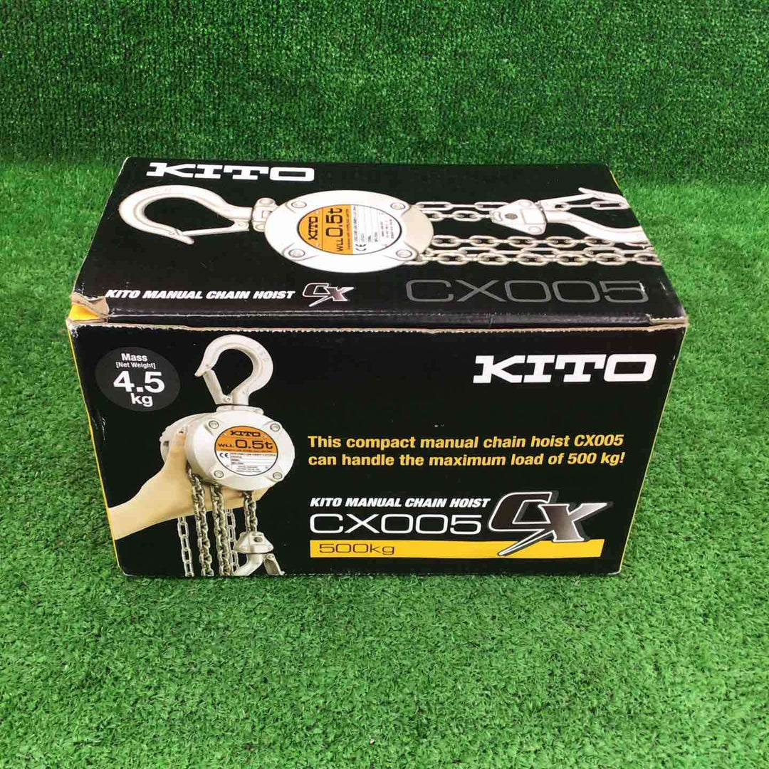 ★KITO(キトー) チェーンブロック CX005 (CX1A)【川崎店】