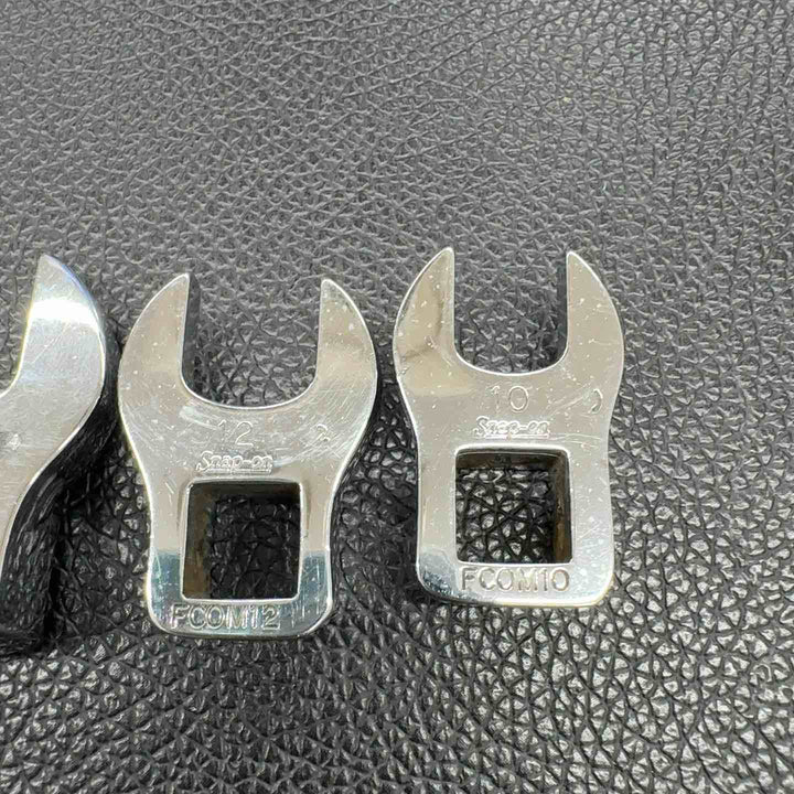 Snap-on スナップオン 3/8クロウフットレンチオープンエンドレンチ FCOM ６個組【八潮店】
