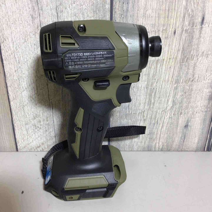【未使用品】 マキタ makita コードレス インパクトドライバー TD173DZO 本体　オリーブ【戸田店】