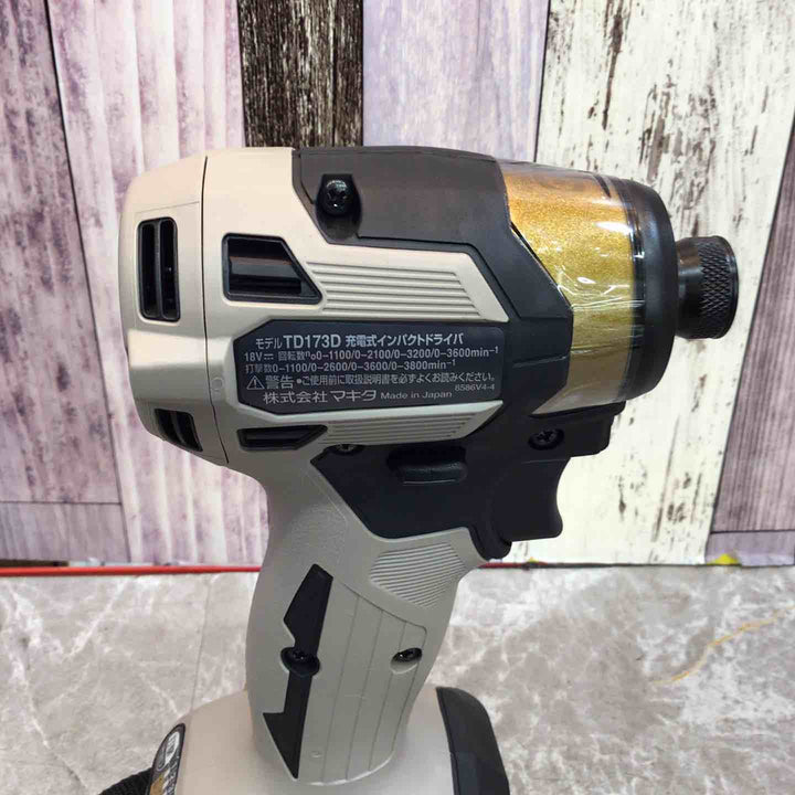 【未使用品】本体+ケース マキタ makita コードレスインパクトドライバー TD173DZPG LTX20周年限定 プレミアムグレージュ【八潮店】