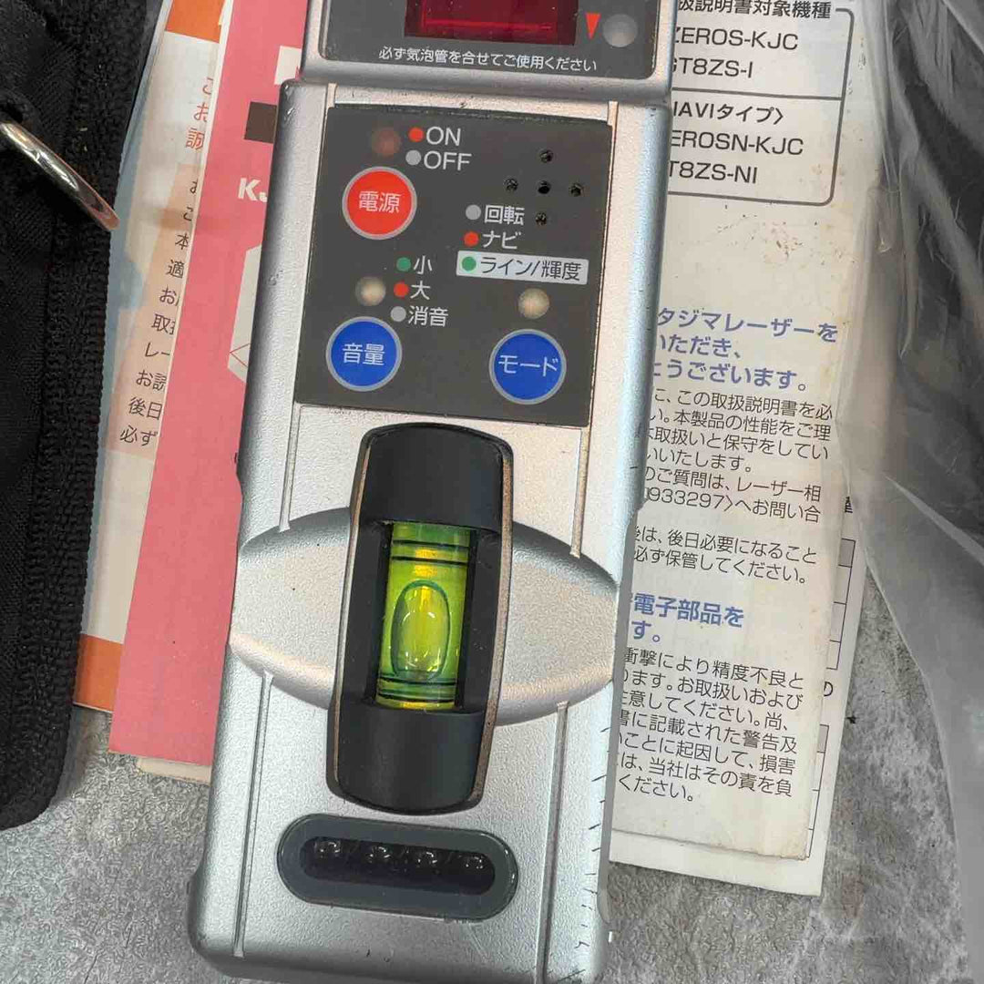 ◇タジマ(TAJIMA) レーザー墨出し器 NAVIゼロセンサーKJC 矩十字・横全周 ZEROSN-KJC 追尾【八潮店】