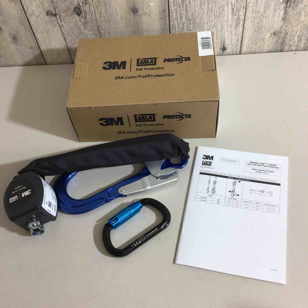 【未使用品】◇[新規格適合] 3M 巻取り式ランヤード シングル(タイプ1)DBI-サラ Nano-Lok Light 3101739【戸田店】