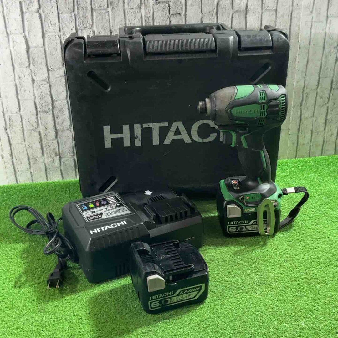 ★ハイコーキ(HIKOKI ※旧:日立工機) コードレスインパクトドライバー WH14DDL2(2LYPK)(L) 動作確認済【川口店】