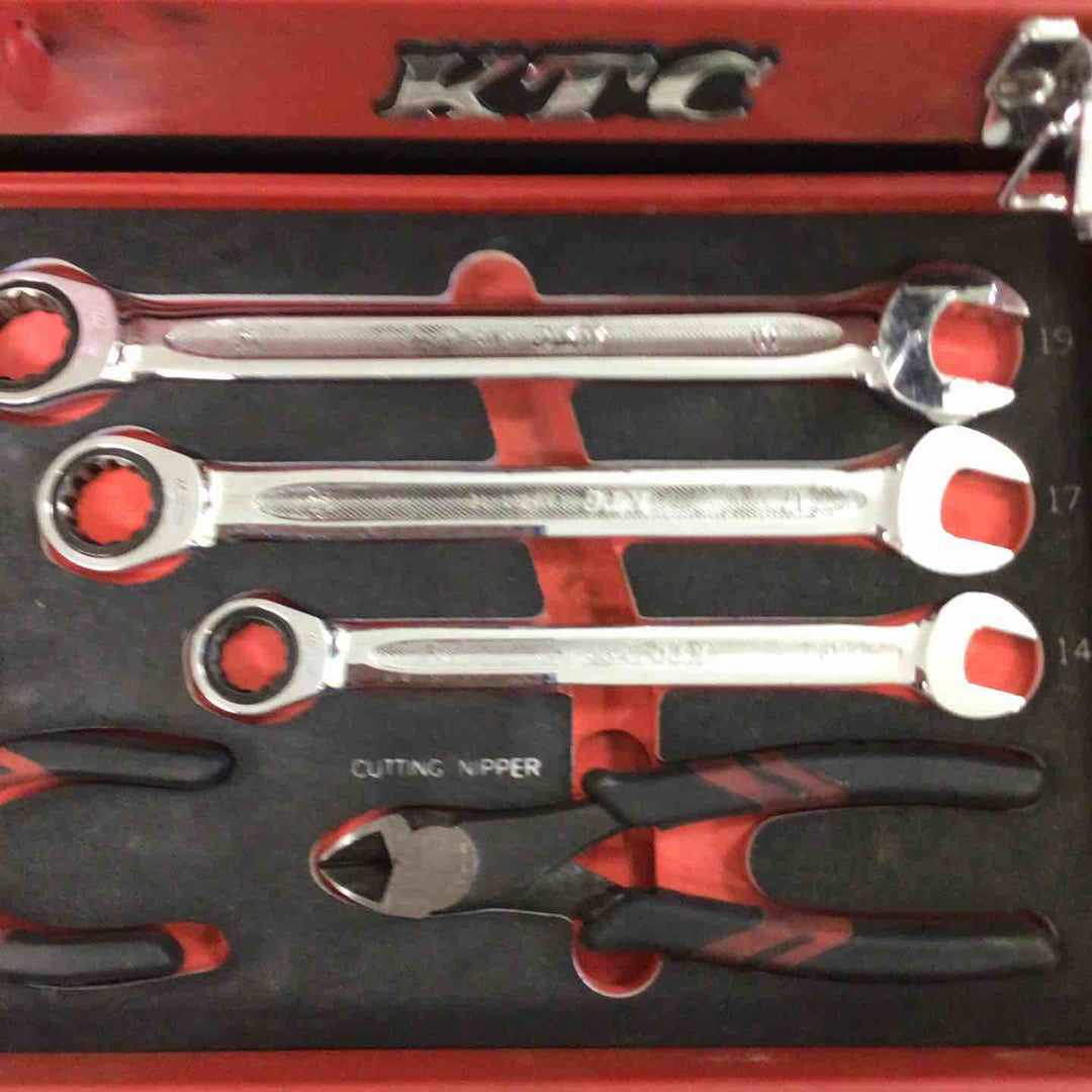 KTC 京都機械工具 ツールボックス LSKX0202SR 整備工具セット  2段引出し ハンドツール【町田店】
