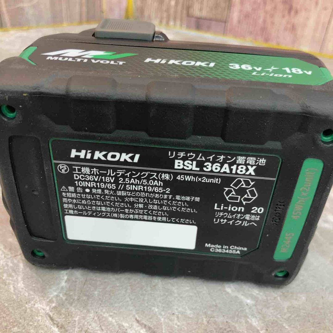 ★ハイコーキ(HIKOKI ※旧:日立工機) コードレスルーター M3612DA(NN) バッテリー(BSL36A18X)1個付き【八潮店】