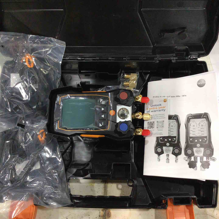 テストー(testo) デジタルマニホールド 550s Basic Kit【川口店】