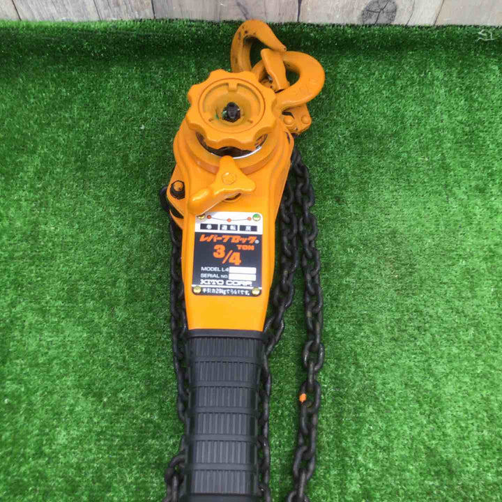 ◇キトー(KITO) レバーブロック L4型 3/4ton【富山店】◇吊