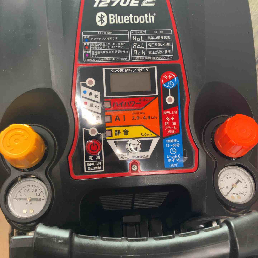 【中古美品】★マックス(MAX) エアコンプレッサー AK-HL1270E2(27L)_ブラック【東大和店】