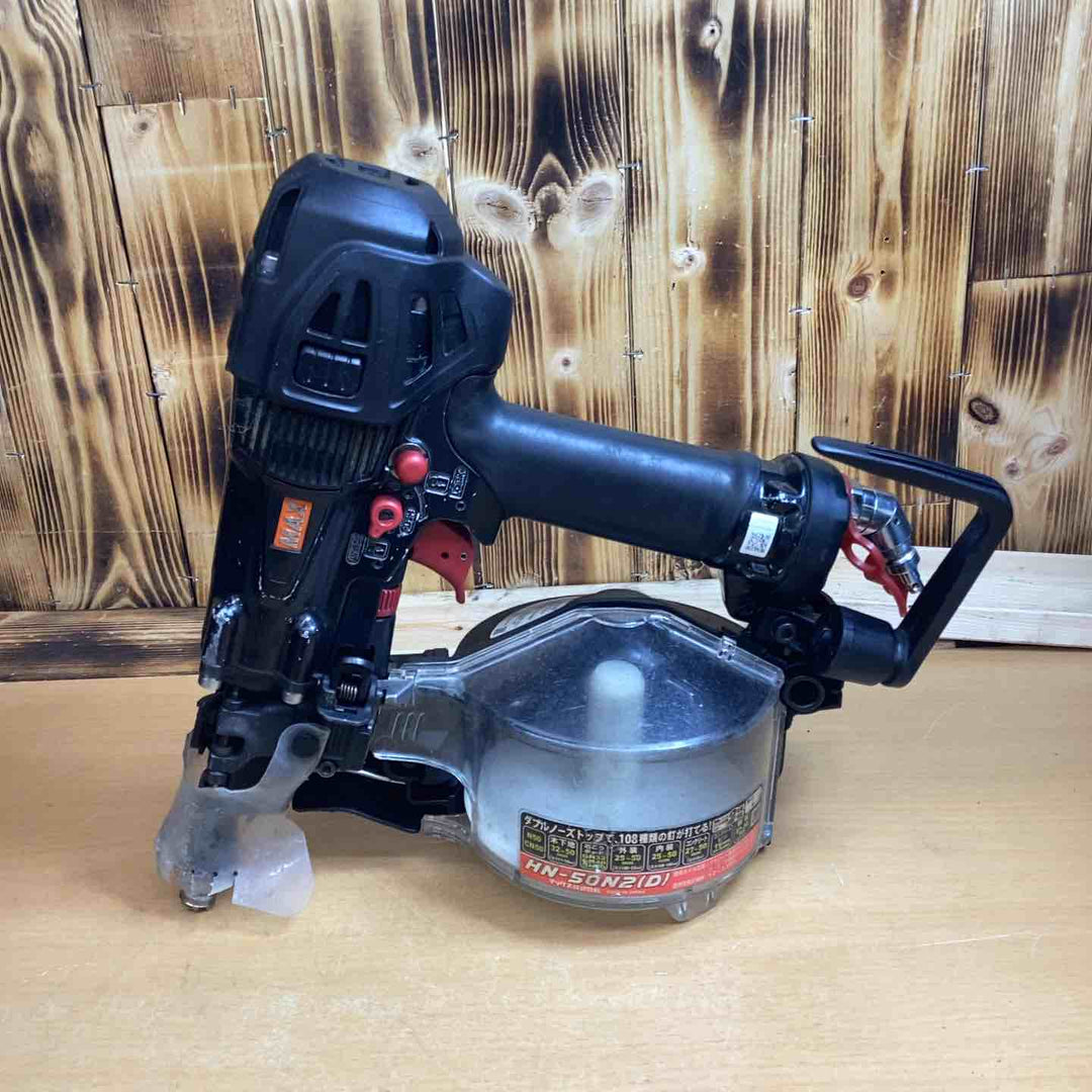 ◇マックス(MAX) HN-50N2(D) 高圧コイルネイラ ブラック 黒【越谷店】