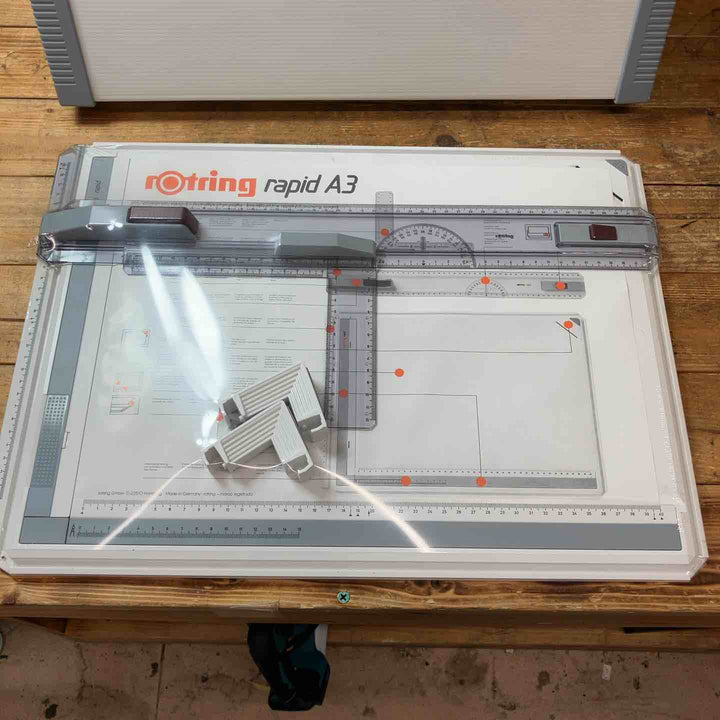【中古美品】 ロットリング(Rotring) ラピッドボード A3 カレッジケース付き rapid A3 【東大和店】【東大和店】
