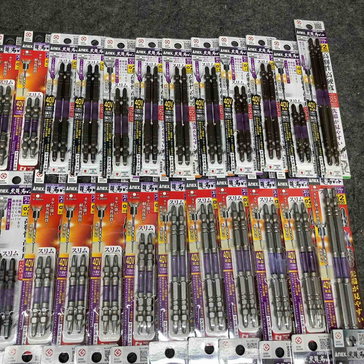 【未使用品】 アネックス/ANEX インパクトビット(+2) 135パック 2本入り (計270本) 40V対応 約6kg 【鴻巣店】