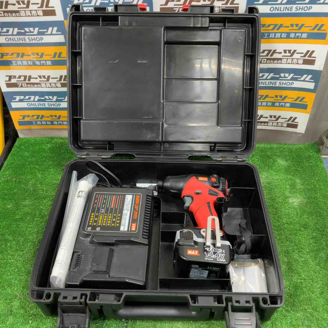 ◇マックス(MAX) コードレス静音インパクトドライバー PJ-SD101-B2C【草加店】